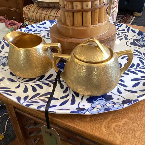Pickard Gold Creamer/Sugar