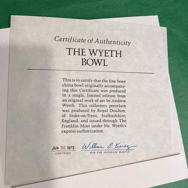 The Wyeth Bowl