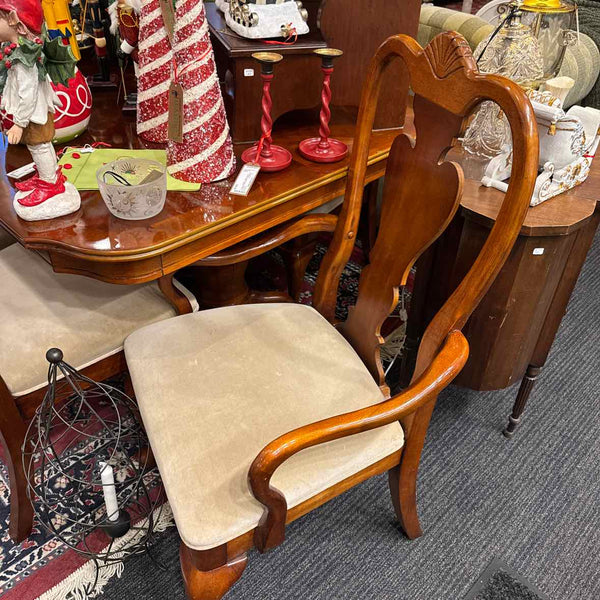 Cherry Dining Table and 8 Chairs