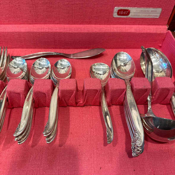 Roger Bros. Silverplate Flatware With Chest