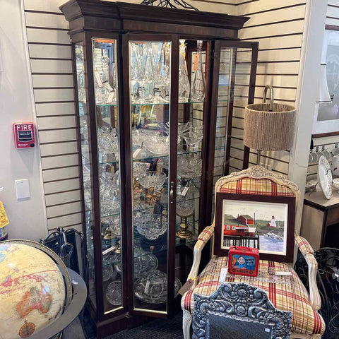 Mahogany Curio Cabinet