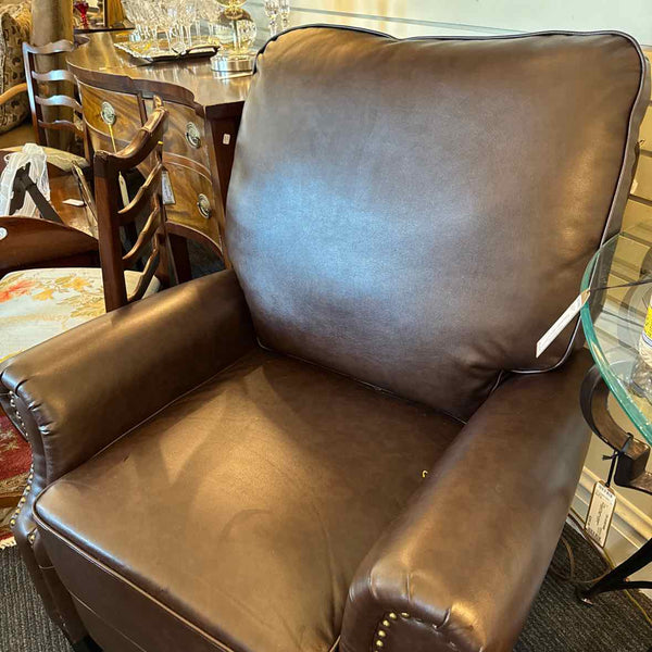Leather-like Brown Recliner