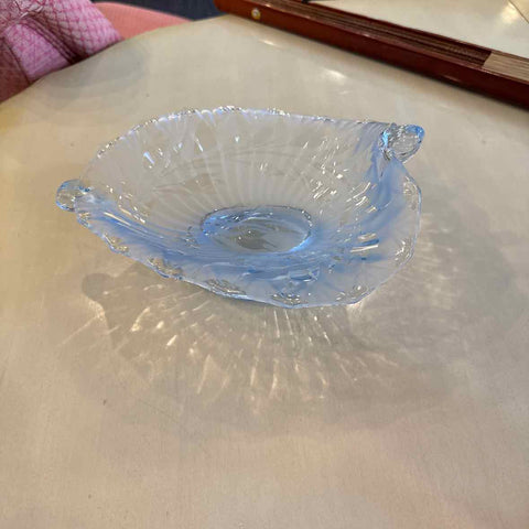 Fenton Cornucopia Frosted Bowl
