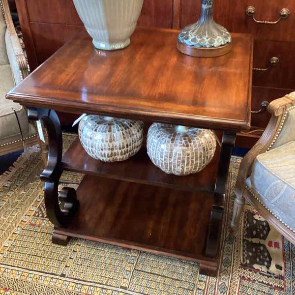 Vintage Theodore Alexander 3 Tier Side Table