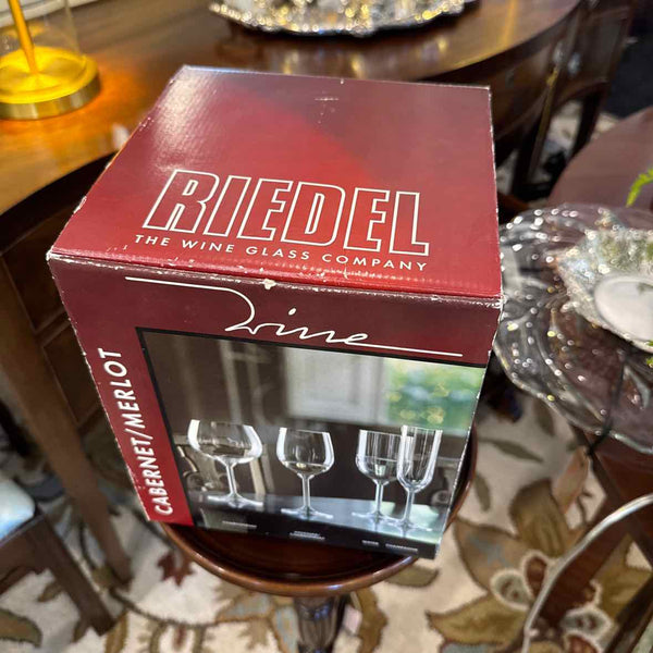 Four Riedel Cabernet Glasses