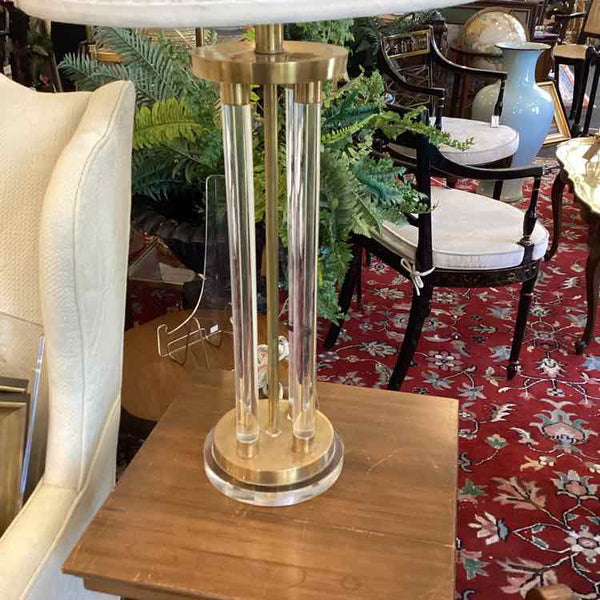 Brass And Acrylic Lamp