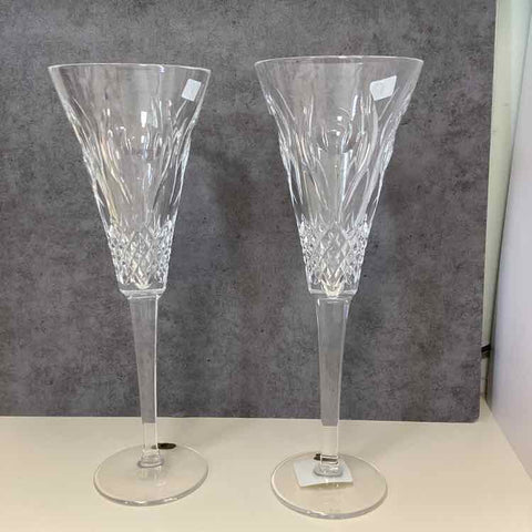 Pair of Waterford "Celebration" Flutes