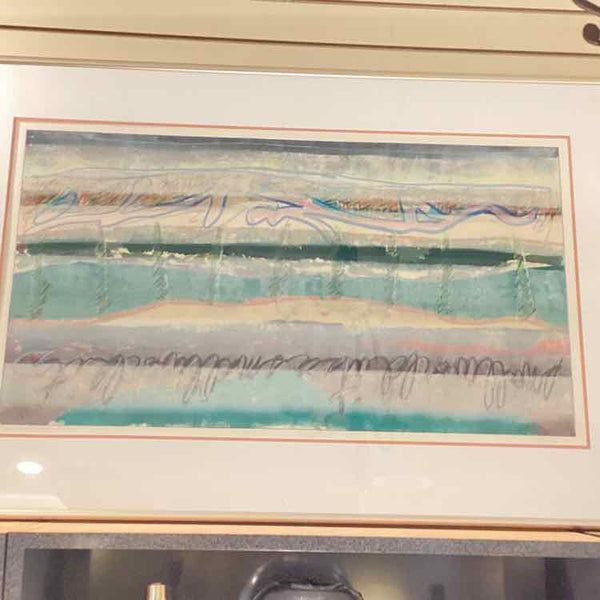 43"x29" Chalk Abstract Print