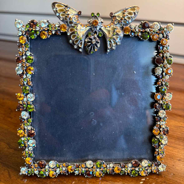 Frame With Jewels And Butterfly