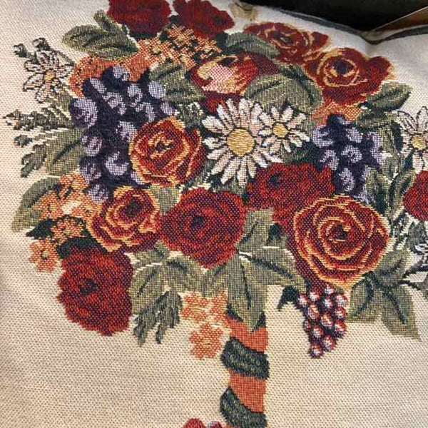 Tapestry Floral Pillow