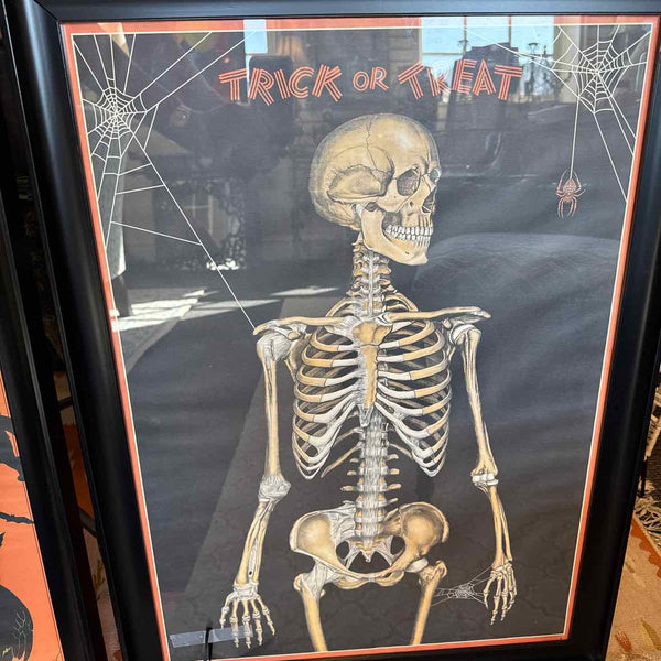 Trick or Treat Skeleton Poster