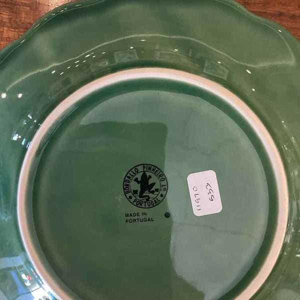 Bordallo Pinneiro Green Salad Plates w Pheasant Detail