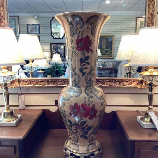 Castilian Handpainted Porcelain Vase