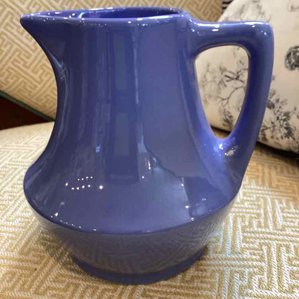 Blue Pottery Pitcher