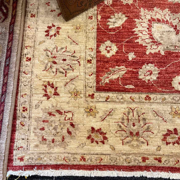 Red and Beige Rug