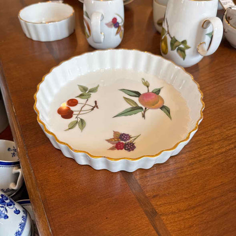 Royal Worcester "Evesham" Small Quiche Dish
