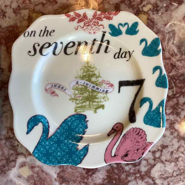 Twelve  Days of Christmas  Appetizer Plates