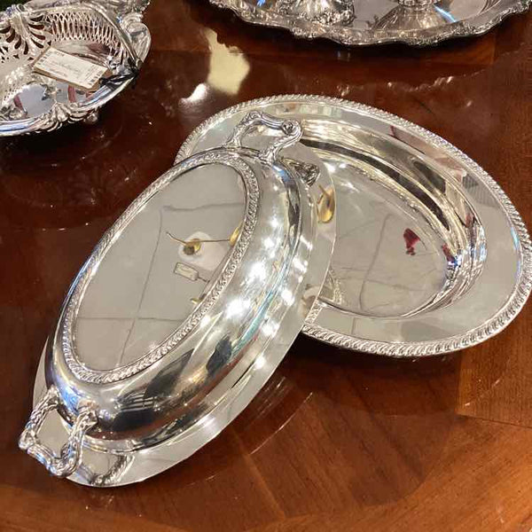 Silverplate Covered Server