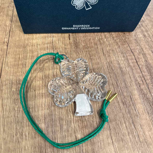 Waterford Shamrock Ornament w/Box