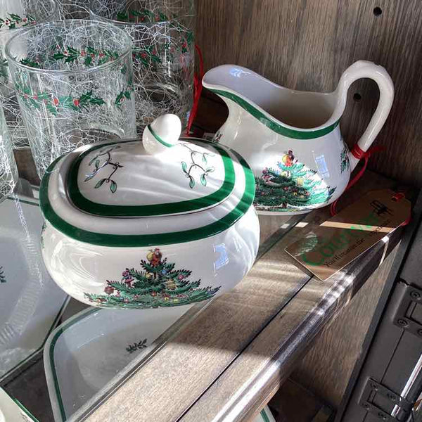 Spode Christmas Creamer & Sugar
