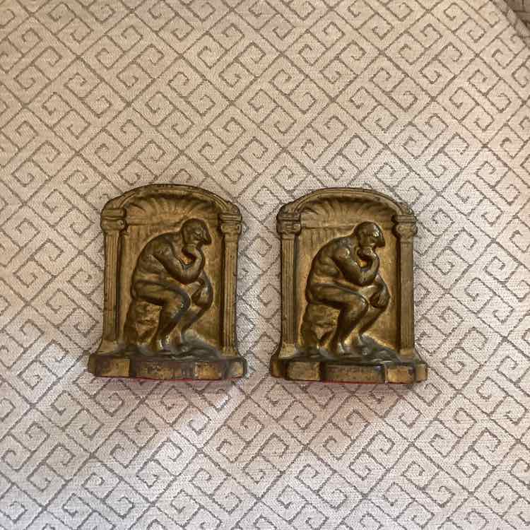 Pr. of "Thinker" Bookends