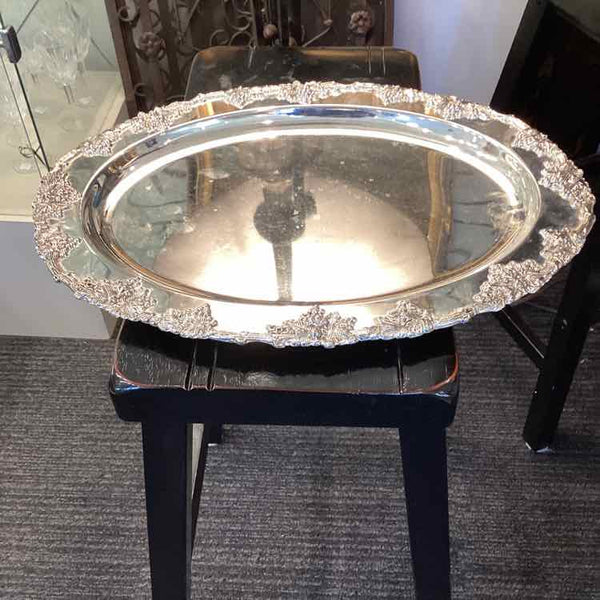 Oval Grape Pattern Tray