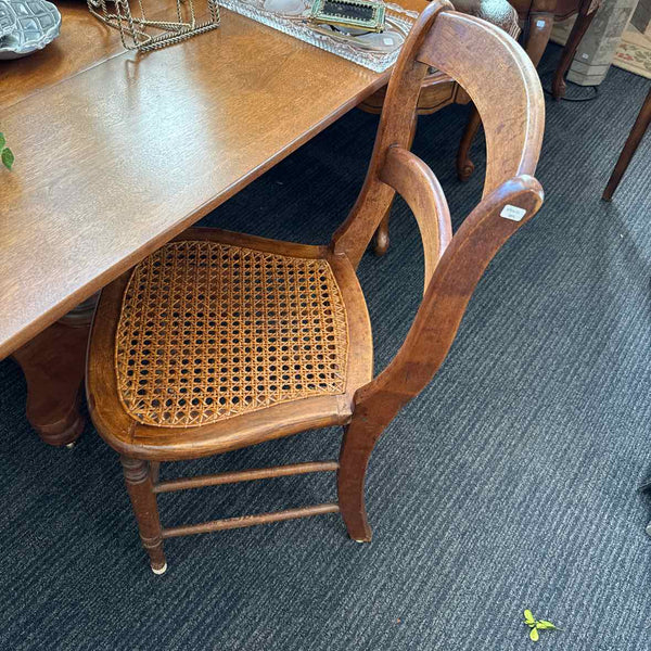 Ethan Allen Drop-Leaf Table & 4 Chairs