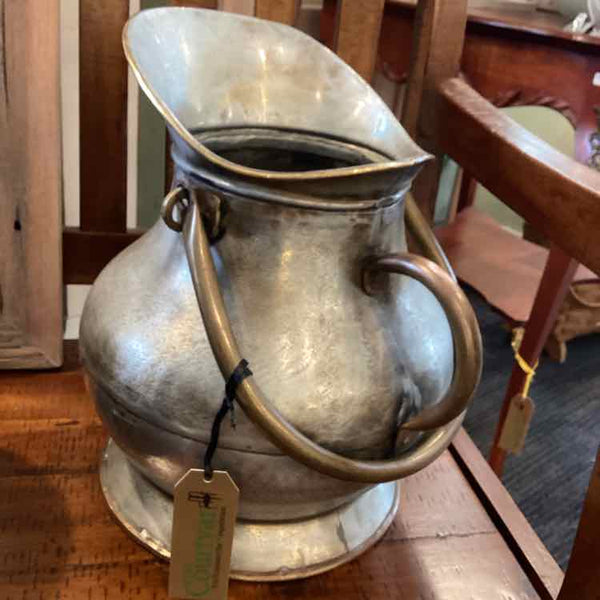 Large Metal & Brass Large Pitcher
