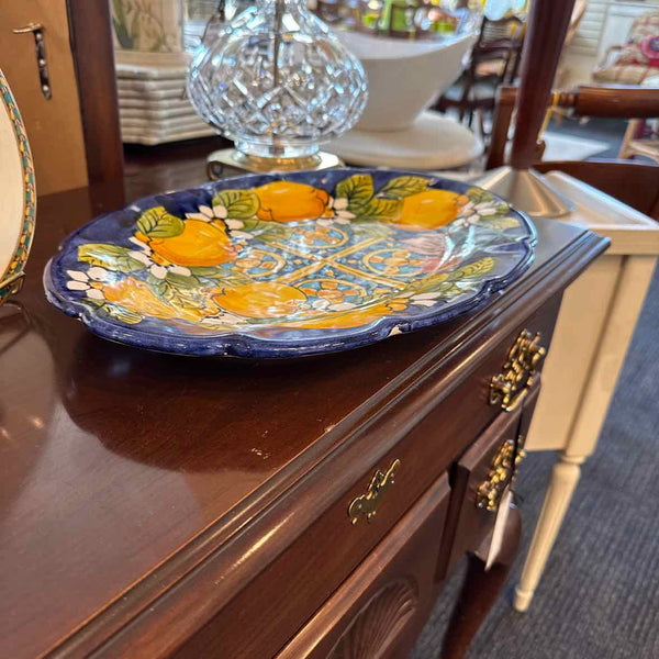Blue Italian Serving Platter