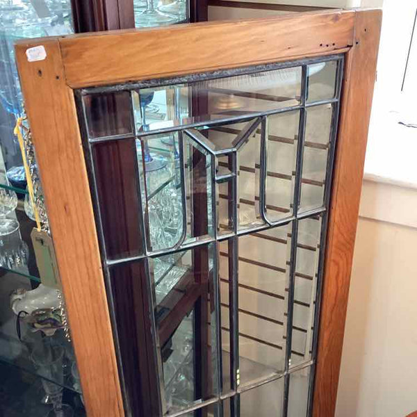 Vintage Leaded Glass Wall Hanging