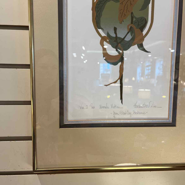 Sandra Lima Signed Floral Print