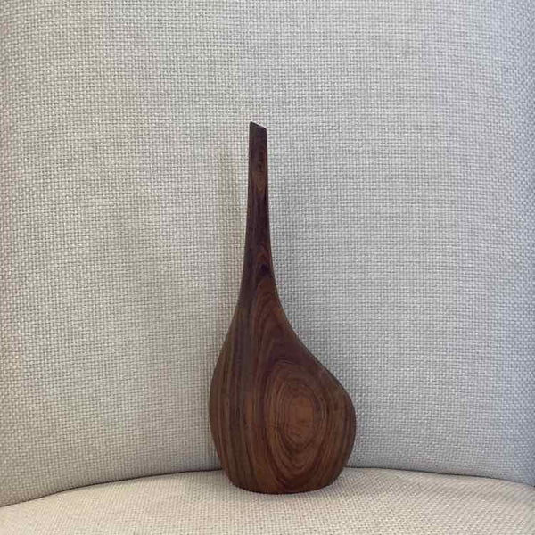 Hand-turned Wood Bud Vase (by D. French)