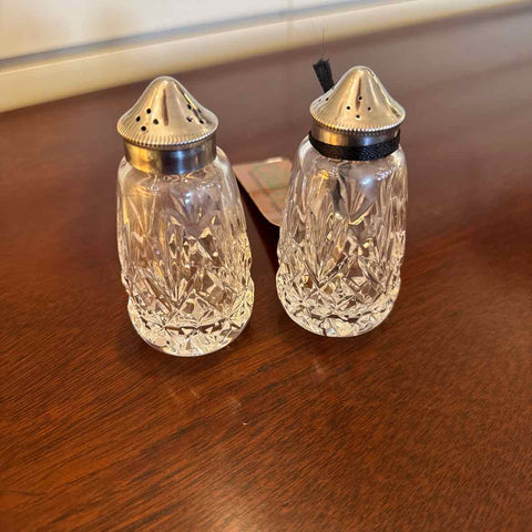 Waterford Salt And  Pepper Shakers