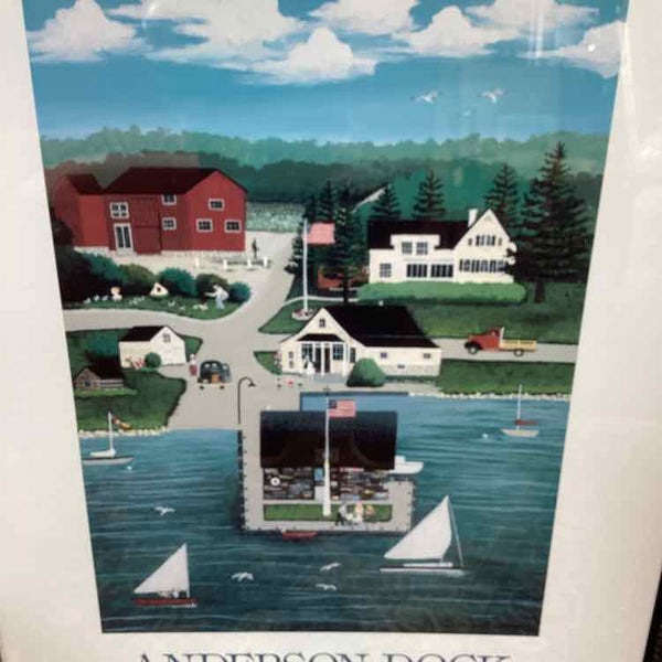 Door County Framed Print "Anderson Dock"
