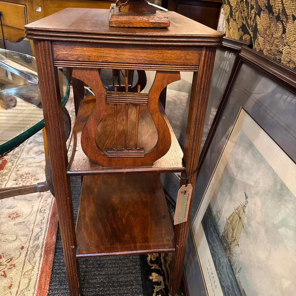 "As Is" Wood Side Table