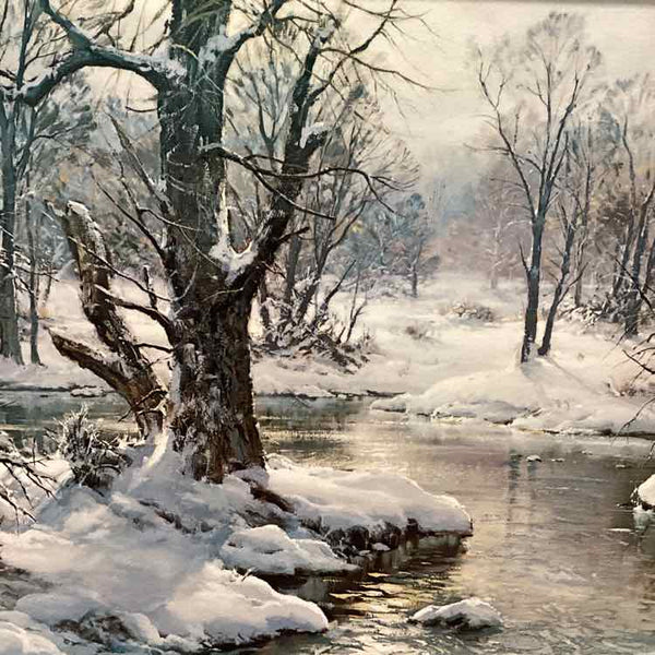 Ltd. Ed. Print - C. Vickery - "Hush of Winter" - Mastertouch Canvas