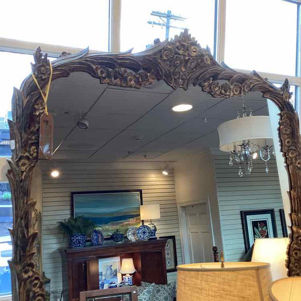Vintage Distressed French Style Mirror