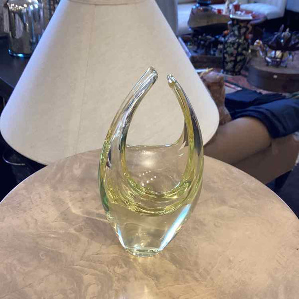 Italian Murano Yellow Bowl