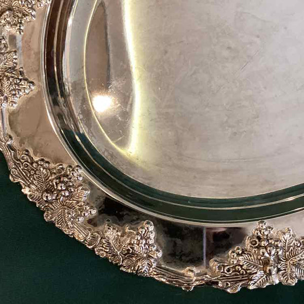 Oval SLP Tray w/Grape Design