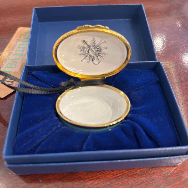 Halcyon Enamel Box "The Best Is Yet To Come"