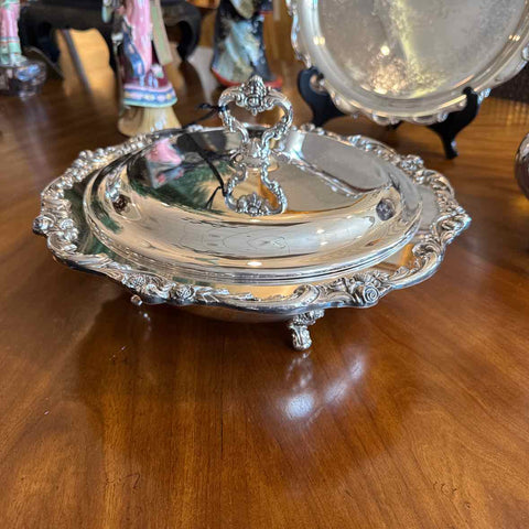 Lunt Silverplate Casserole Dish
