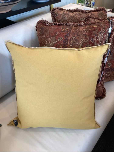Newport Yellow Down Pillow