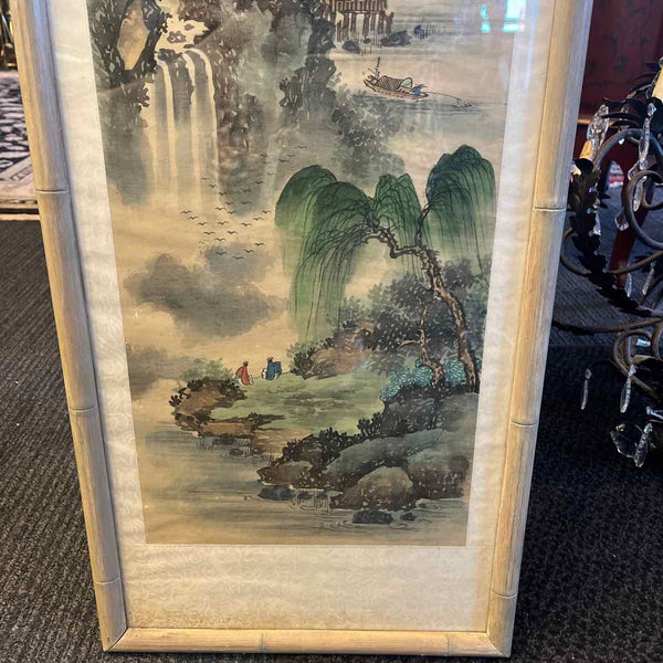 Framed Chinese Scroll