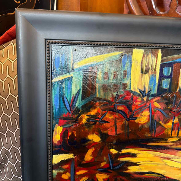 "Night Resort" Oil Painting