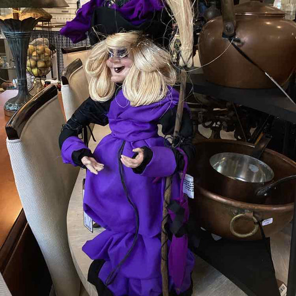 Witch In Purple Dress