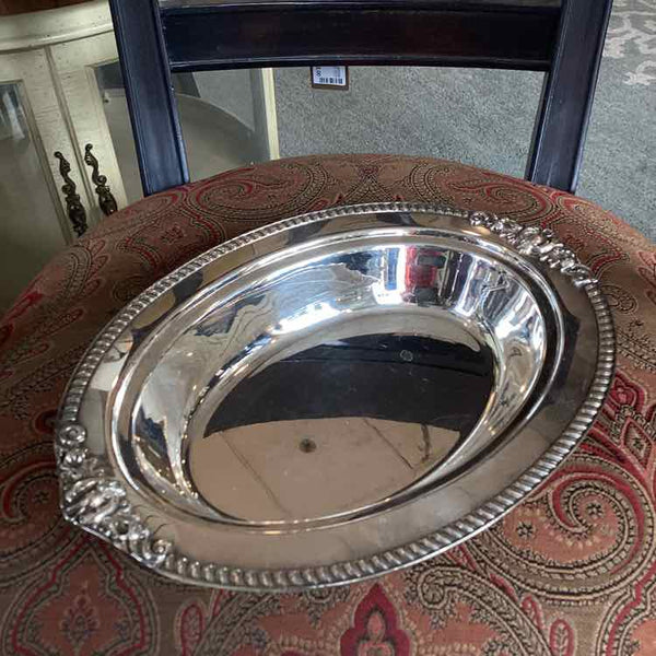 Silverplated Vegetable Dish with Lid