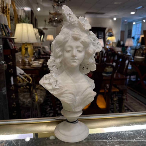 Signed Cipriani Alabaster Bust