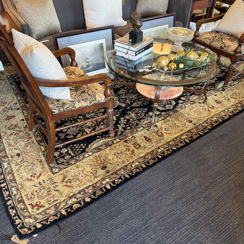 Feizy Black/Gold Rug