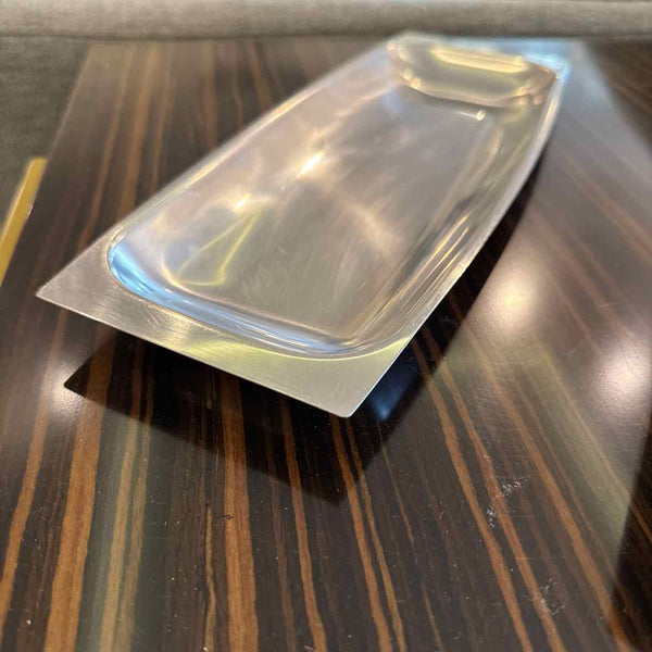 Three Stainless Steel Serving Pieces
