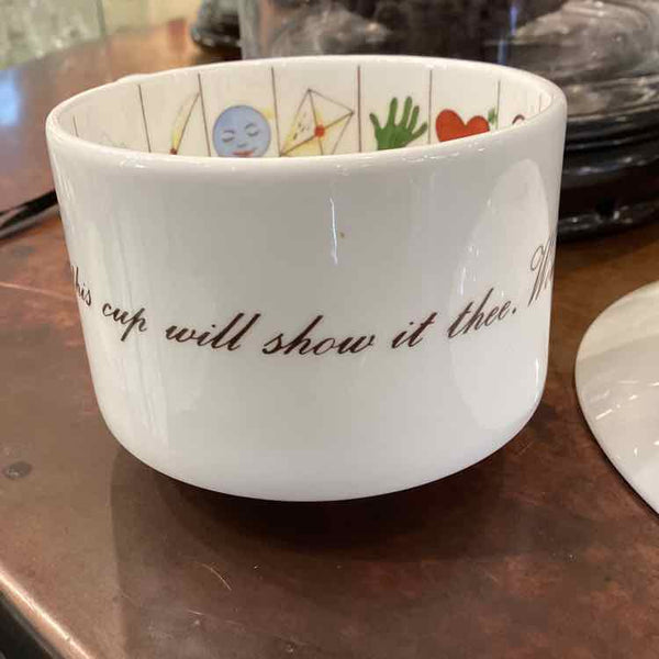 Staffordshire Zodiac Fortune Teller Cup & Saucer